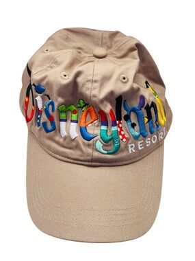 Disneyland Embroidery Characters Spellout Logo SnapBack Hat